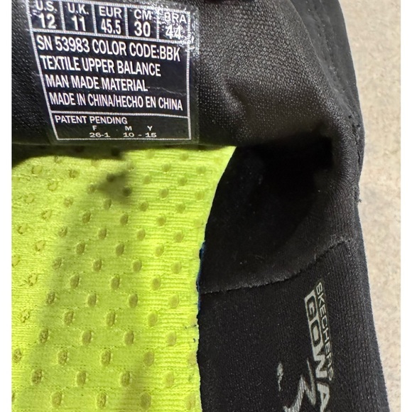 Skechers Go Walk 3 Goga Mat Men’s Black Loafers 12 - Picture 3 of 10